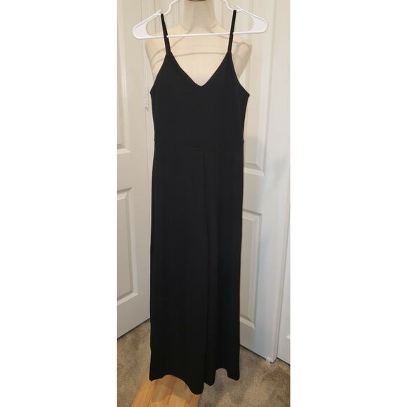 Zara Woman Basic Collection Sleeveless Straight Leg Side Pockets Jumpsuit Small - Picture 1 of 7